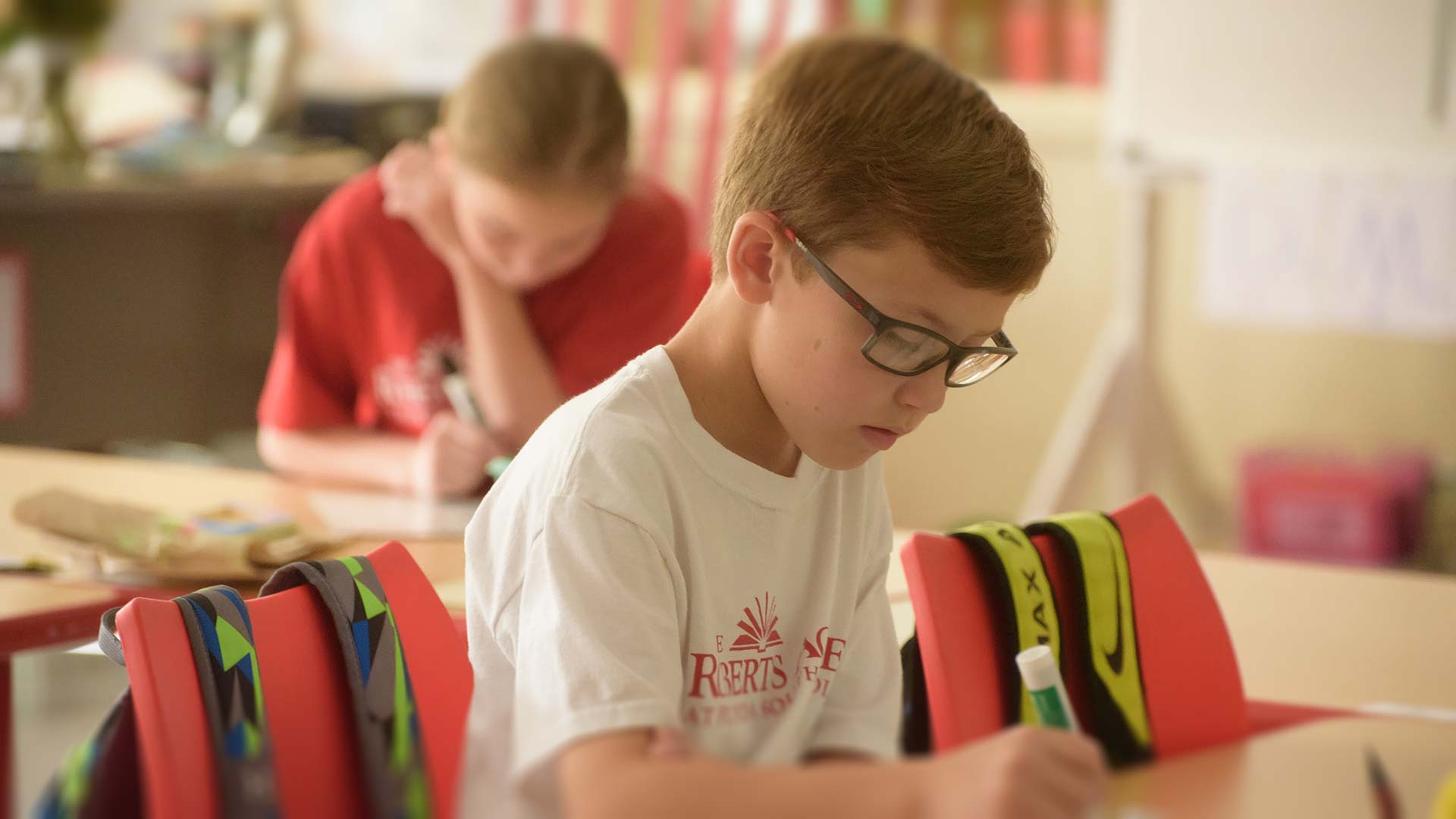 Student writing