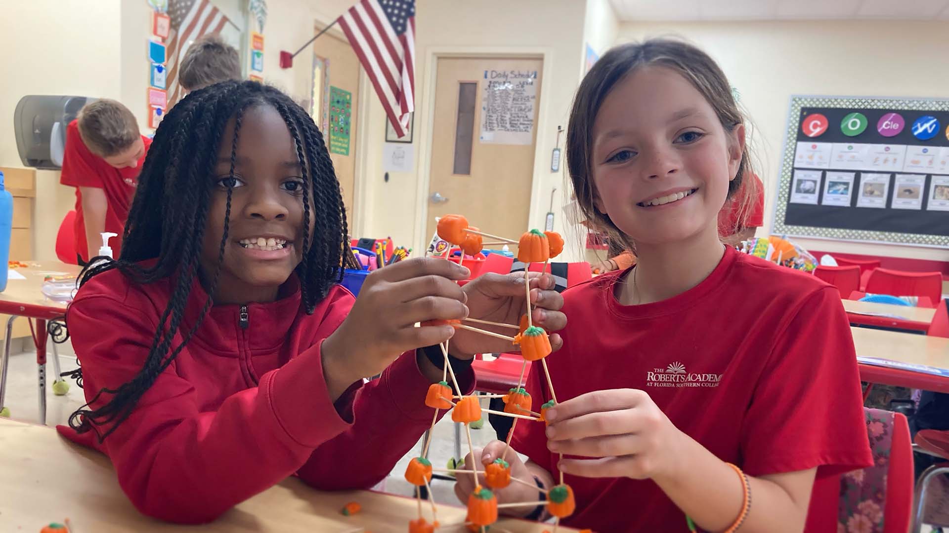 Students playing