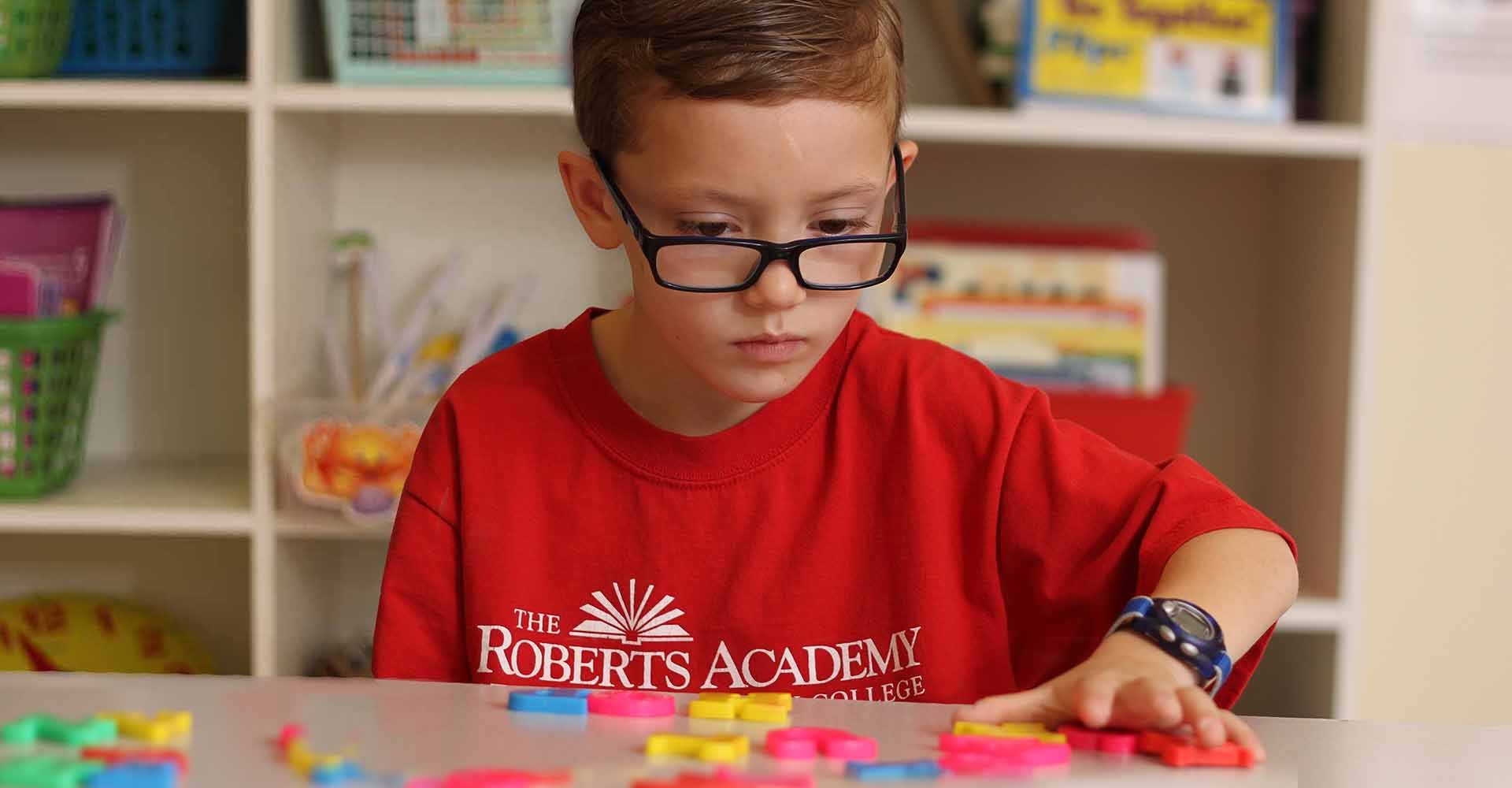 Student playing
