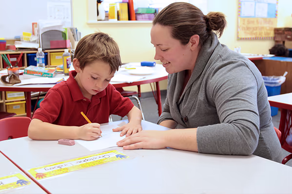 teacher and student