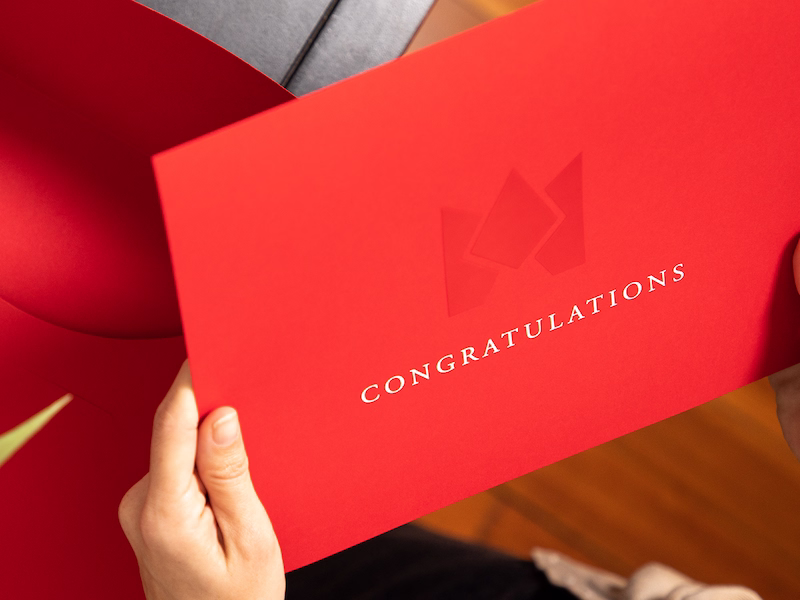 FSC acceptance letter envelope
