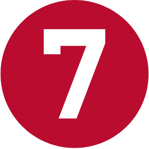 the number "7" in a red circle
