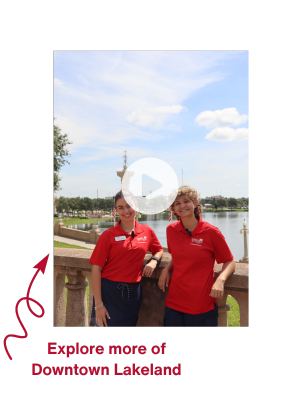 Thumbnail of Instagram video showing two FSC students stand in front of lake